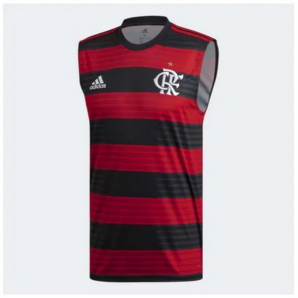 Maillot Football Sin Mangas Flamengo 2018-19 Rouge